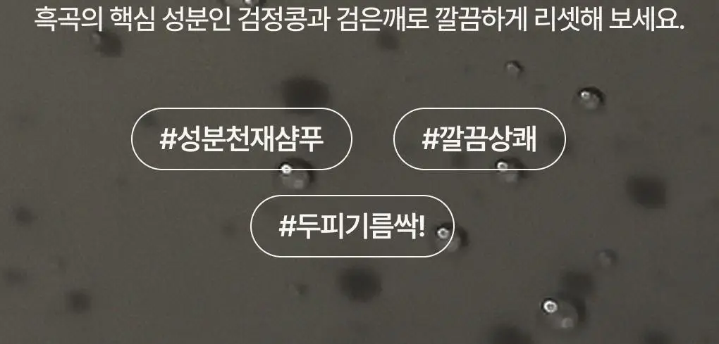 [성분천재/모발탄력] 청미정 흑곡 샴푸 500ml (단품/기획) 상세페이지 17